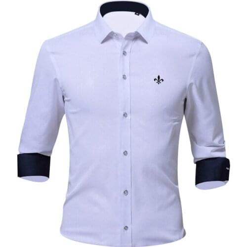 Roupa Camisa Social Masculina Blusa De Hombre Manga Longa 2021 Atacado Cardigan Dudalinas Male Shirt Men Multimarcas Preta