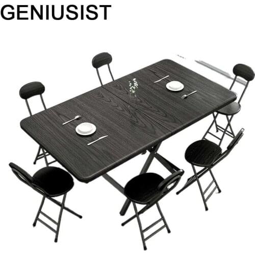 Outdoor Picnic Esstisch Set Pliante Meja Makan Tavolo Da Pranzo Folding Kitchen Furniture Desk Mesa De Jantar Dining Room Table