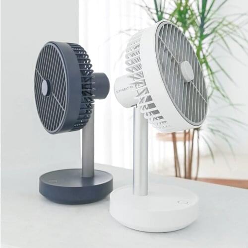 Desktop Fan 120 Degree Shaking Head Height Wind Speed Adjustable Fan 4 Wind Speed 4000mAh USB Chargeable Portable Fan ventilador