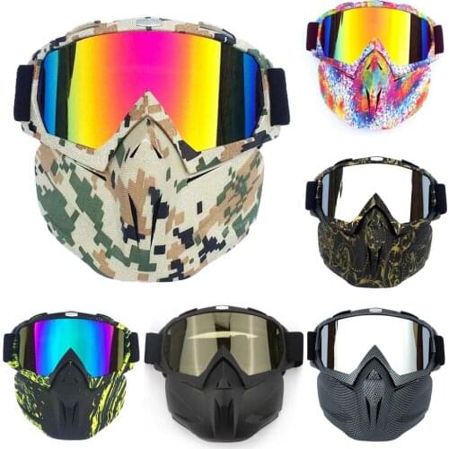 RZOJUNMA Riding Ski Snowboard Snowmobile eyewear Mask Snow Winter Skiing Ski Anti-UV Waterproof Glasses Motocross Sunglasses A