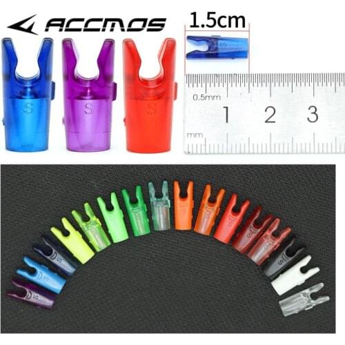 DIY Plastic Arrow Pin Nocks 50pcs Size S For ID4.2mm ID6.2mm ID3.2mm DIY Arrow Archery Accessory High Quality