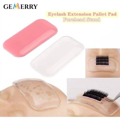 Eyelash Pallet For Eyelash Extension Forehead Pad Lash Stand Super Sticky Anti-Static Silica Gel Tray Holder Lash Grafting Tool