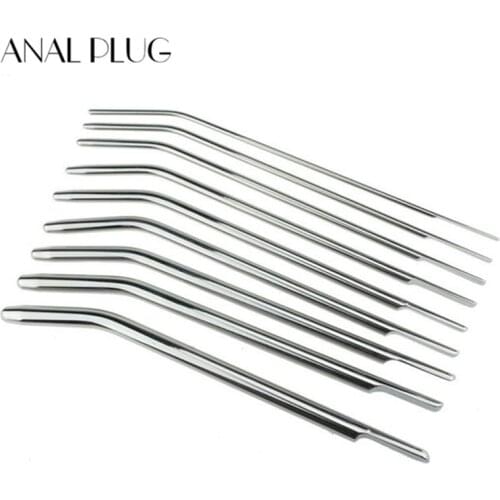 Urethra Plug Sounding Urethral Sound Catheter Penis Plugs Stainless Steel Dilator Sex Toys for Men Urethrale Dilatator