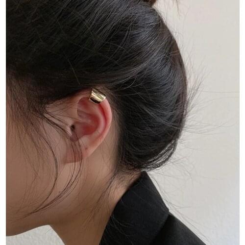 Simple No Piercing Ear Cuff Micro Pave Zircon Cute Temperament Clip Earrings for Women Trendy Cartilage Earring Jewelry