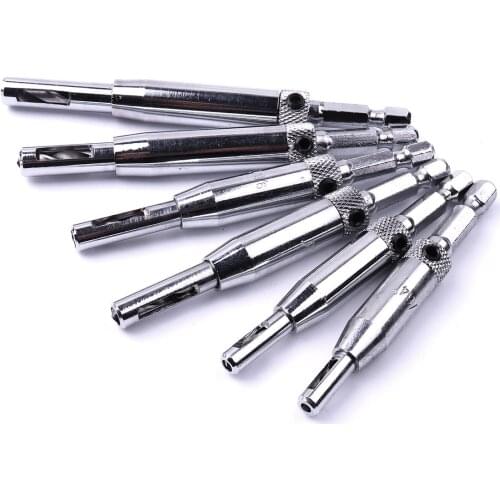 1x HSS 1/4'' Hex Shank Self Centering Door Lock Hinge Drill Bit Pilot Hole Tool 5/64 7/64 inch