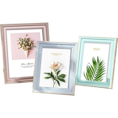 Resin Photo Frame For Table Modern Picture Frames Home Decor Delicacy Picture Frame Hanging Photo Frame WY72414