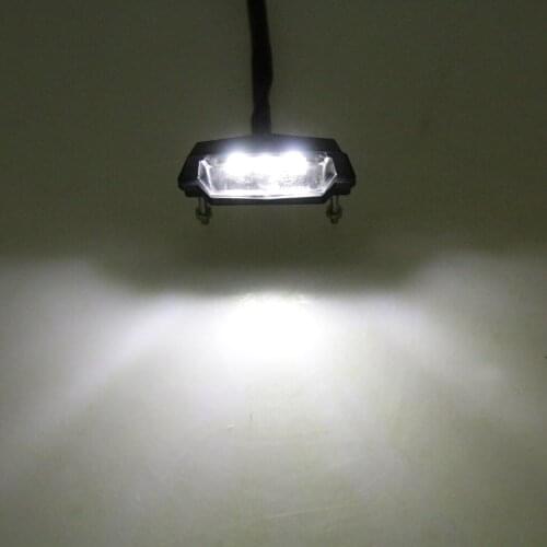 Universal Adjustable Rear Lisence Number Plate Light 12V 3 LED Lamp for Trailer Car