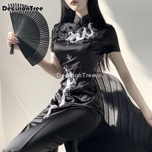 2021 vintage qipao dress lace cheongsam elegant women cheongsam mandarin collar sexy chinese dress vestidos cheongsam dress