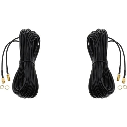 2x WiFi Antenna RP-SMA Extension Coaxial Cable Cord for Wi-Fi WLAN Router#3