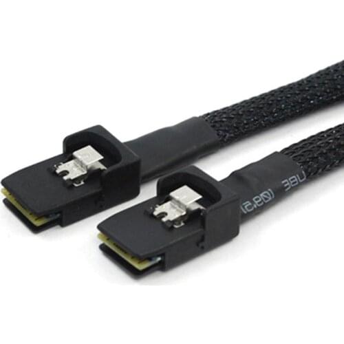 Zihan SF-001-1M Internal SFF 8087 Mini SAS 36 Pin to Mini SAS SFF 8087 RAID Server Cable 70cm