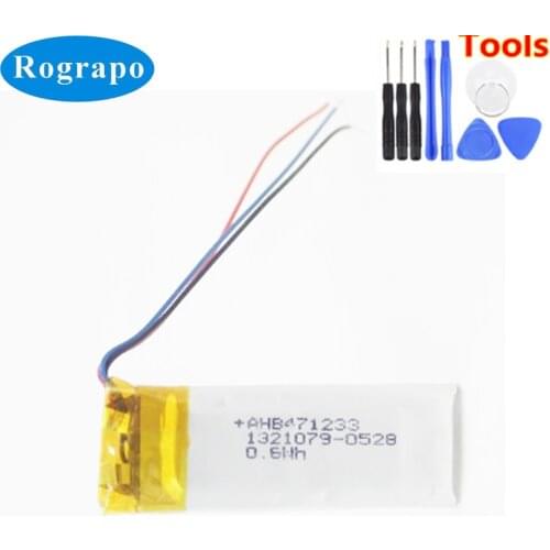 New 170mAh AHB471233PST Replacement Battery For Sennheiser Momentum in-ear Headset Accumulator Batterie 3-wire +tools