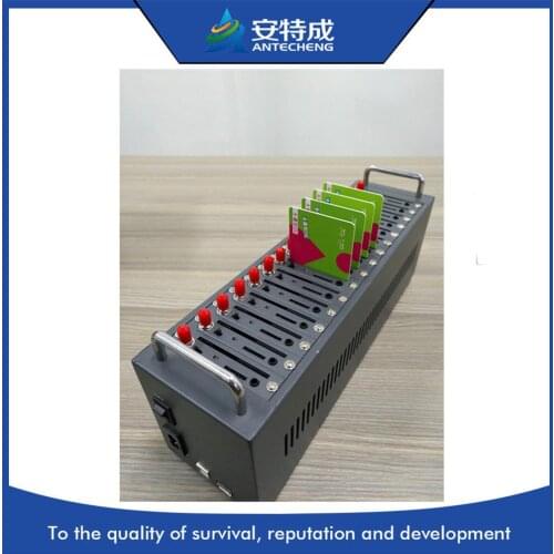 Antecheng factory bulk sms Q2406B wavecom modem GSM 16 port modem pool with STK USSD