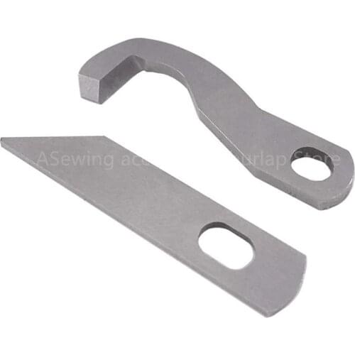 Knife Overlock Blade - Upper and Lower compatible with Brother 925D 929D 1034D XB0563001+ X77683001 5BB5014