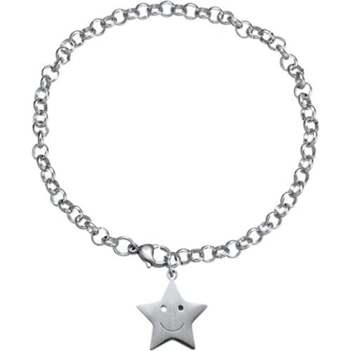 Fashion Star Anklets For Women Silver Color Vintage Boho Anklet Heart Bracelet On the Leg Foot Bracelets Bohemian Jewelry Gifts