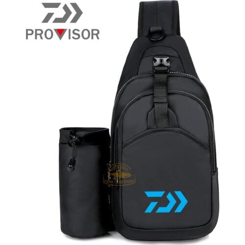New 2021 DAIWA Fishing Bag Men Waterproof Messenger Shoulder Bags Outdoor Sports Cross Body Chest Bag DAIWA Fishing Bag