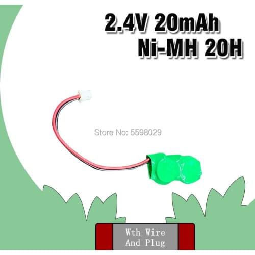 2.4V 20mAh NEW Battery For 2/V20H 2 / V20H NI-MH battery memory Button batteries COMS battery