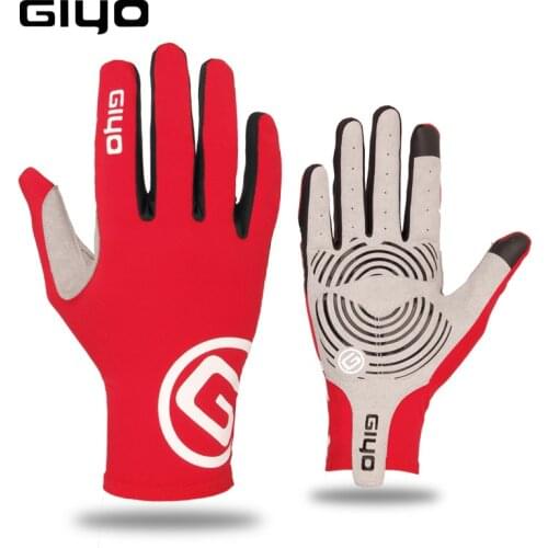 GIYO S-02-L Autumn Road Bicycle Antiskid Cycling Sport Glove Mountain Bike Full Finger Shock Absorbing Touch Screen Gloves