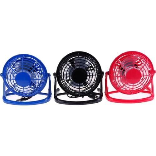 Portable DC 5V Small Desk USB Cooler Cooling Fan USB Mini Fans Operation Super Mute Silent for PC / Laptop / Notebook