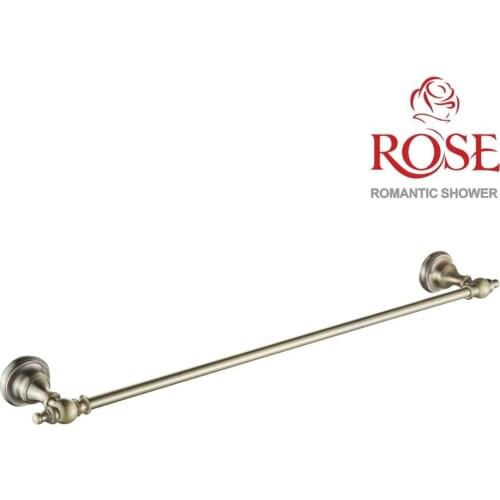 ROSE Towel tube, Rod towel rack, brass bracket rack mount rack, wall mounting,hang towel on the wall,towel holder on the wall near the sink RG1117Q