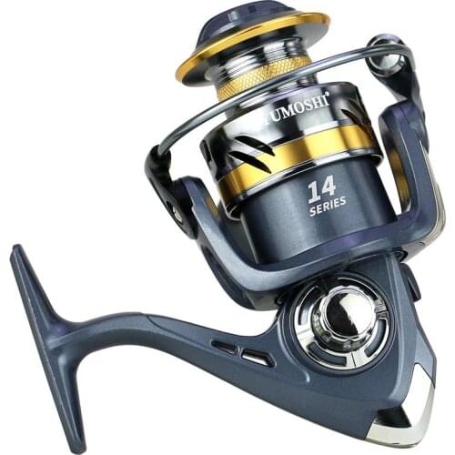 Fishing Reel All Metal Rocker Arm Sea Fishing Rod Spinning Wheel Fishing Accessories KS2000-KS6000 5.2:1 Speed Ratio Reel