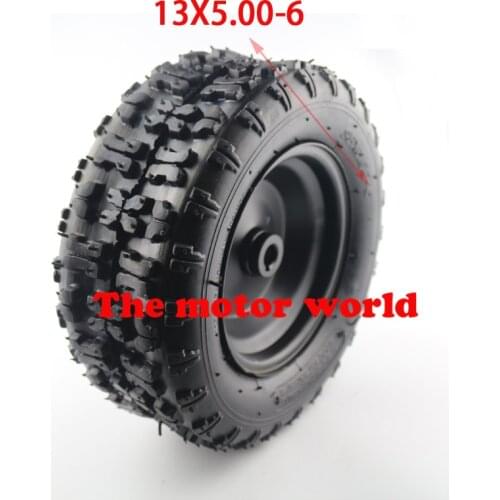 1PC 13X5.00-6 inch tire snow plow tires butterfly flower tires 13 * 5.00-6 inch beach tires