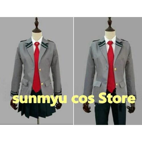 Customize,Free Shipping! Boku No Hero Academia Boys Girls Shool Uniform My Hero Academia Cosplay Costume,Custom Size Halloween