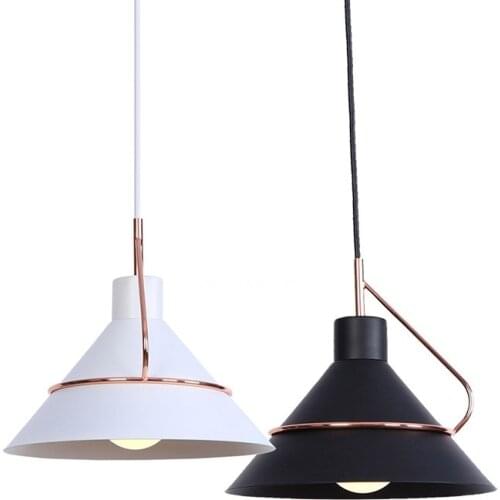 Modern LED Wrought Iron Industrial Pendant Lights Living Room Bedroom Kitchen Hanging Lamps Hotel Restaurant Cafe Light Fixture