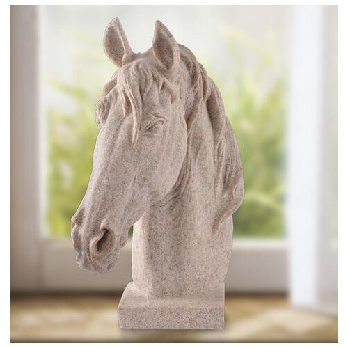 Horse Elephant Head God Statue Sculpture Resin Technology Handcarved Figurine Craft Maitreya Buddha Crafts Home Decoration