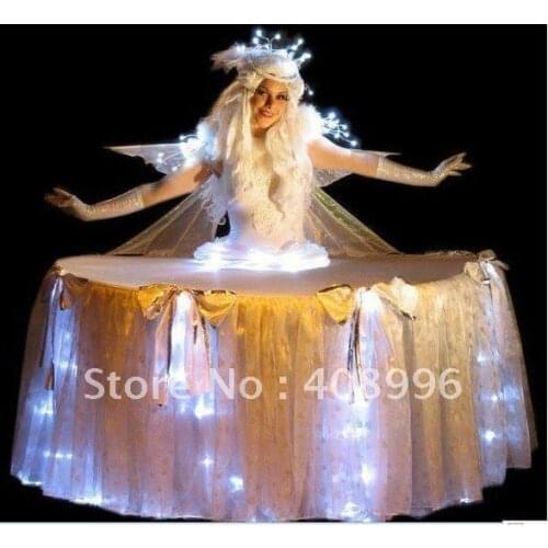 LED luminous dress/girl dress/Light-up dress/Fairy skirt/Performance Apparel 02