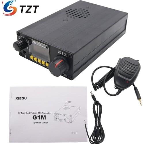 TZT for Radio XIEGU G1M Quadband SDR SSB/CW 0.5-30MHz Moblie Radio HF Transceiver Ham QRP
