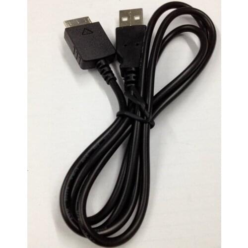 USB Data Charger Cable USB Data Charging Cable Transfer Charger Cable Cord for Sony Walkman E052 A844 A845 MP4 Player Black NEW