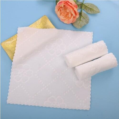 10pcs Cloth Napkins Soft Polyester Child Hand Towel for Hotel Bath Wedding Banquet Party Restaurant Dinner Table Decoration