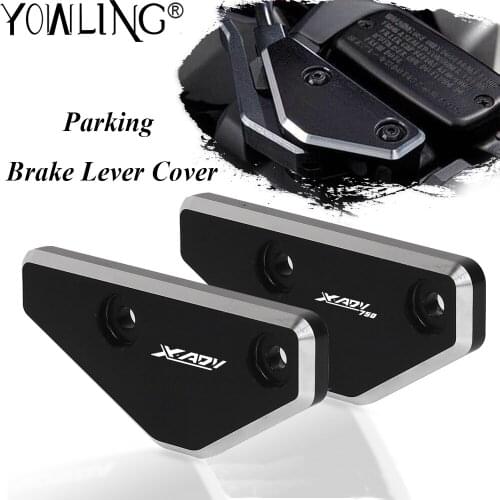 For HONDA X-ADV 750 XADV 750 XADV750 2021 Motorcycle Accessories CNC Aluminum Parking Brake Lever Cover Motorbike Brake Levers