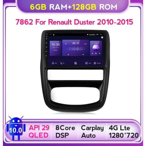 6+128GB For Renault Duster 1 2010 - 2015 For Nissan terrano 2014 - 2020 Car Radio Multimedia Video Player Navigation GPS Android