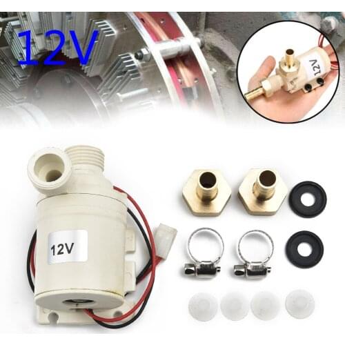 12V 8L/Min Brushless Solar Hot Water Pump Circulation 212° F W/ Coupler Clamp Circulation Water Pump For Home Accessories