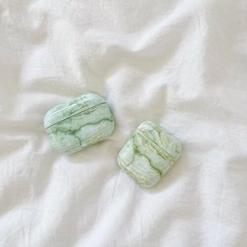 For Airpods pro 2 Case luxury Art Geometric pattern Oil Painting Cases For air Pods Marble clouds Protective cover Charging box