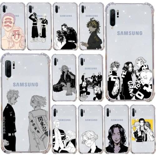 Tokyo Revengers Phone Case Transparent For Samsung Galaxy A71 A21s S8 S9 S10 plus note 20 ultra