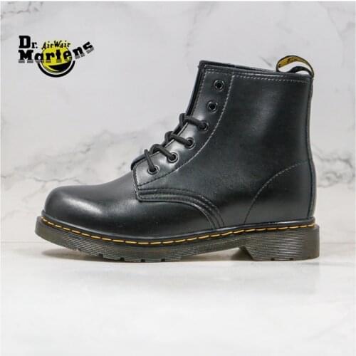 Dr.Martens Men and Women 6 Eyes Doc Short Martin Ankle Boots Unisex Anti-Slip Smooth Leather Durable Retro Outdoor Casual Shoes