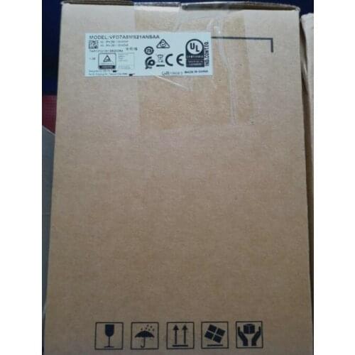 Original MS-300 Series Inverter 1500W VFD7A5MS21ANSAA 1.5KW 1-phase 2HP AC 200V-240VAC built-in PLC, Built-in Brake Unit