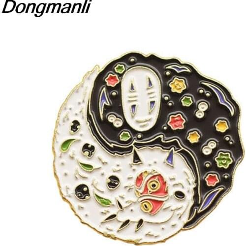 P4459 Dongmanli Good Quality Anime Hard Enamel Pin Badge Brooch Jewelry Gifts