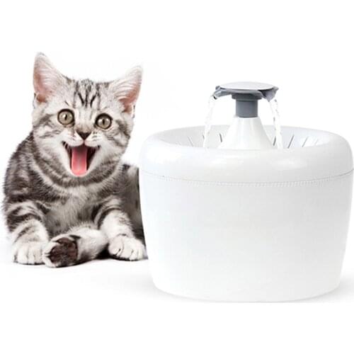 2.5L Cat Dog Water Fountain Pet Electric USB Automatic Water Dispenser Puppy Mute Healthy Drinking Bowl