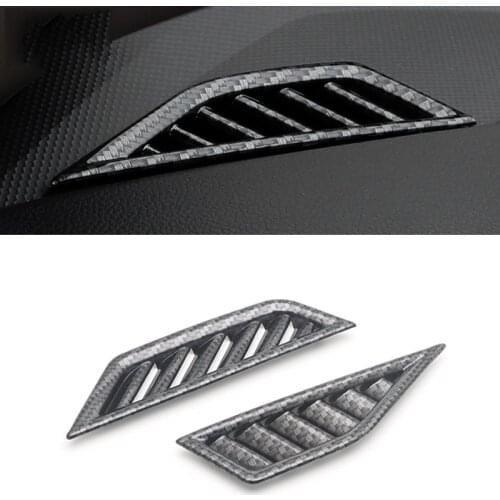 Lsrtw2017 Carbon Fiber Abs Car Dashboard Air Outlet Vent Frame for Volkswagen Tiguan Vw 2017 2018 2019 2020 Accessories Auto