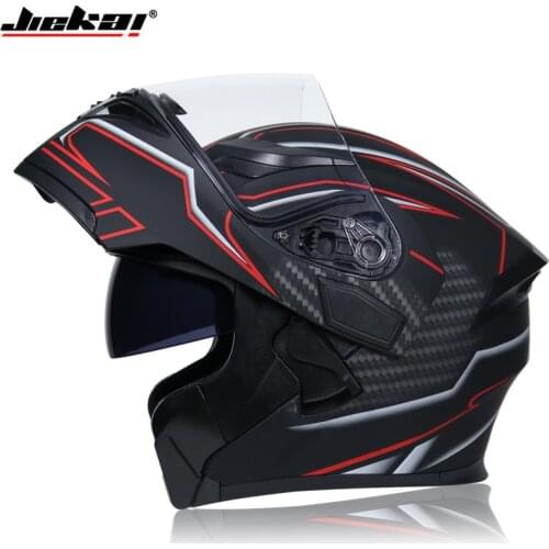 Unisex Racing Motocross Helmets Modular Dual Lens ABS Motorcycle Helmet Full Face Safe Helmet FlipUp Cascos Para Moto