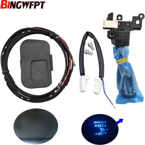 Blue LED Light 84632-34011 84632-34017 Cruise Control Switch For Toyota Corolla 2007-2014 With Steering Wheel Cover 45186-02080