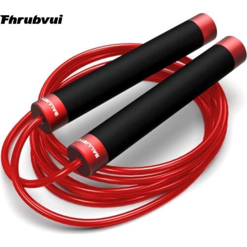 Jump Rope Fitness Excercise Light Bearing Skipping Ropes Metal Speed Gym Training Equipment Mens Workout Gear