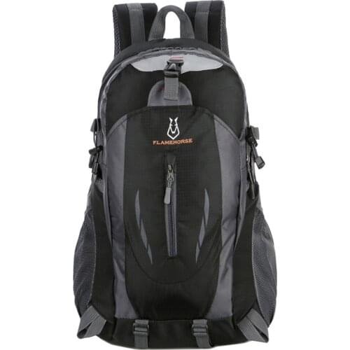 FLAMEHORSE Outdoor Mountaineering Hiking Backpack 40L Large Capacity Rucksack Waterproof Adjustable Shoulders Bag for Camping