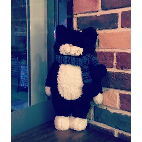 Japan Anime Doll 42cm black cat Tiimo cat Birthday Gift Christmas Gift