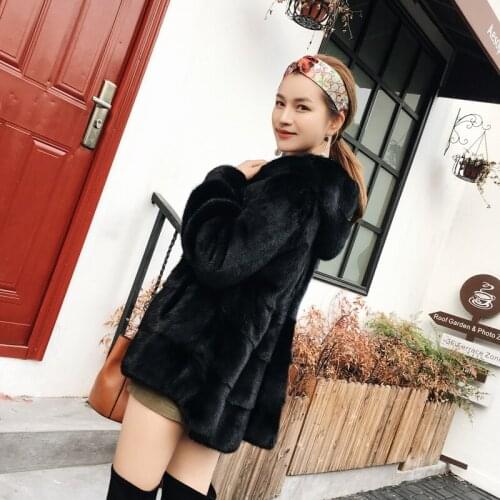 Fur Faced Double Coat Female Real Mink Fur Coats 2020 Winter Jacket Women Luxury Natural Fur Jackets Chaqueta Mujer MY s s