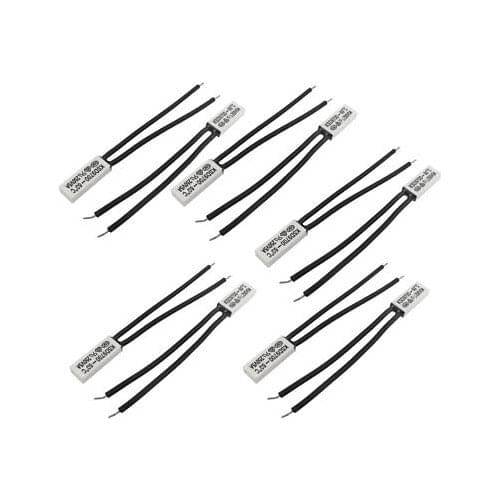 10 Pcs Plastic Head Temperature Switch Thermostat 60C N.C KSD9700