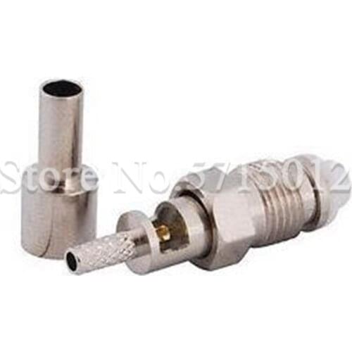 2pcs FME-KY1.5 RF Coaxial Connector FME Famale Head Plug Weld Wire Adaptor For Connect RG316 RG174 Cable